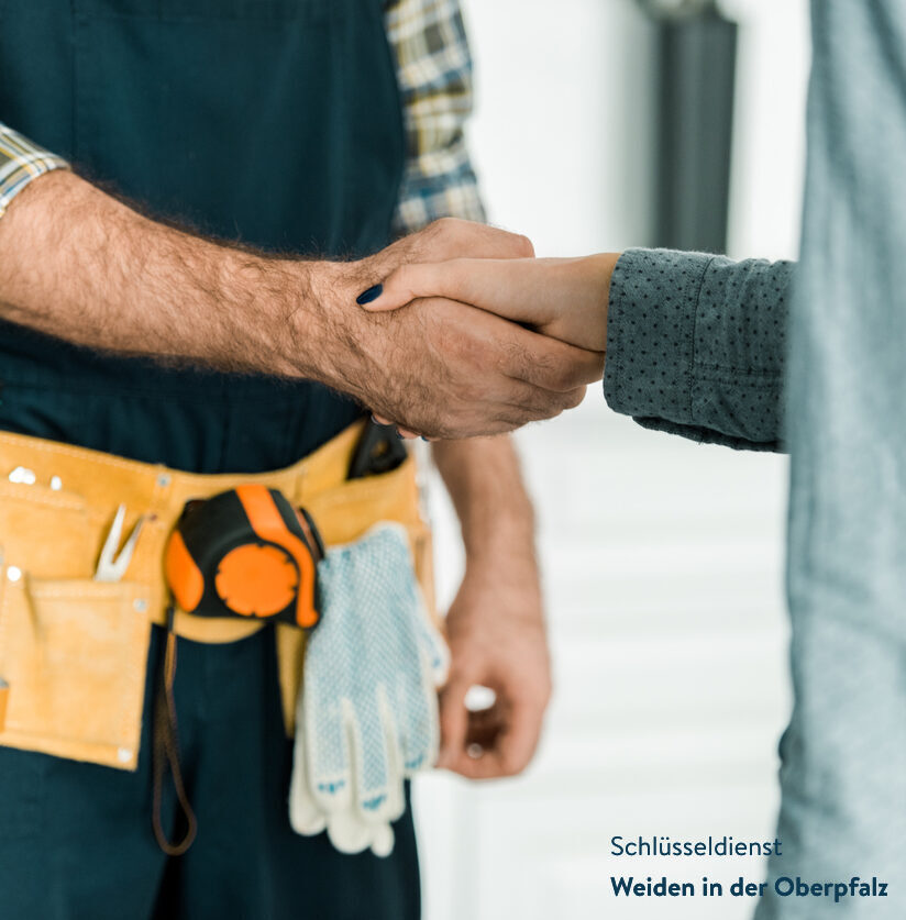Handschlag mit Kunden